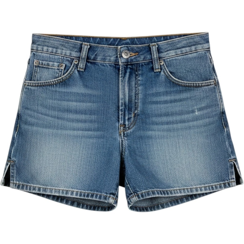Arizona Jean Company Denim Shorts Women 3 Blue Medium Wash Utility Casual Pocket